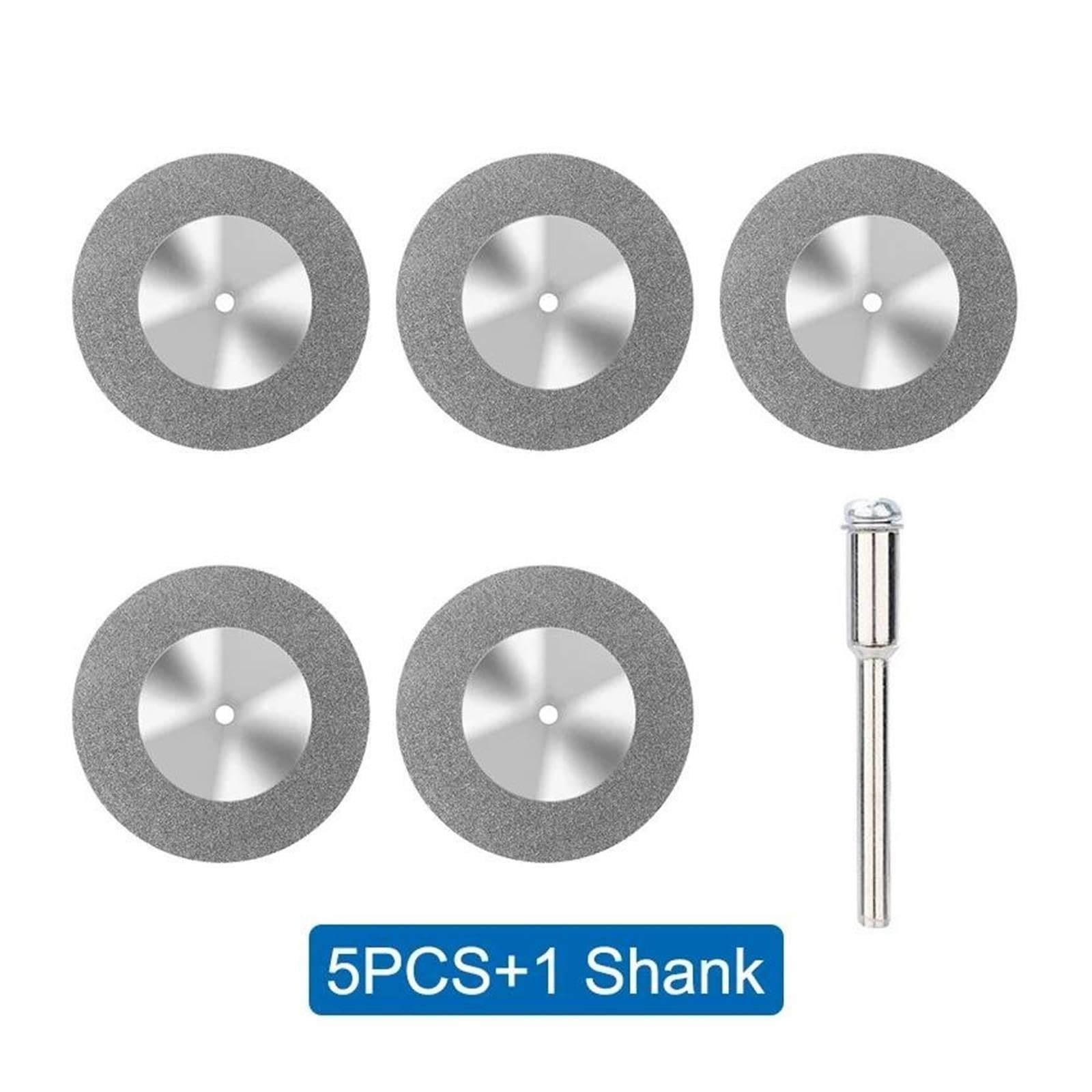 Mini Discos De Corte De Diamante De 5 Piezas Con Mango