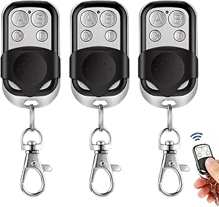 3Pcs Handsender 433 MHz Garagentoröffner Fernbedienung Garagentor Universal Funkfernbedienung Garagentor Fernbedienung Universal Handsender Gara-gentor Garagenöffner für Garagentor, Rollladenschalter