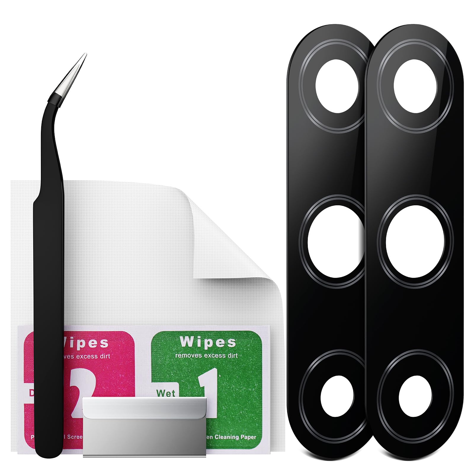 Vetro Posteriore Fotocamera Per OnePlus Nord CE 5G – Lente Di Ricambio Originale – Colore Nero