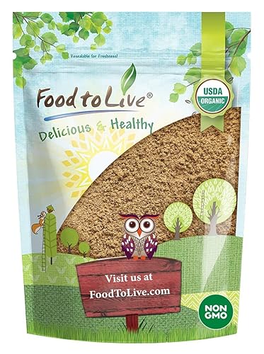 Miniatura 1 de Food to Live Camu Camu Camu en polvo orgánico, 2 libras, sin OMG, Kosher, crudo, vegano, a granel, no irradiado, puro, ideal para hornear, bebidas y
