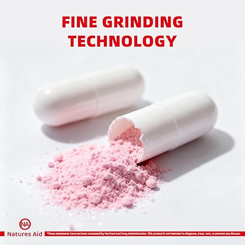 Miniatura 2 de Natures Aid Cápsulas de raíz de remolacha Super Beets Suplementos de extracto de remolacha fresca para óxido nítrico, presión arterial y apoyo a la