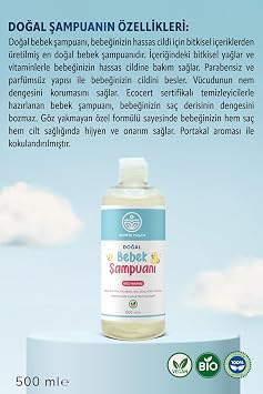 Doğal Bebek Şampuanı 500 ML