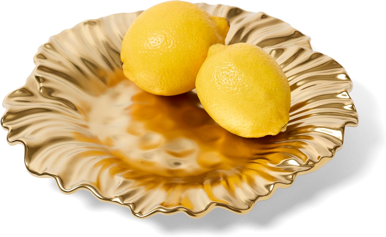 Botanic Collection Titanium Porcelain Sunflower Plate 8.75"