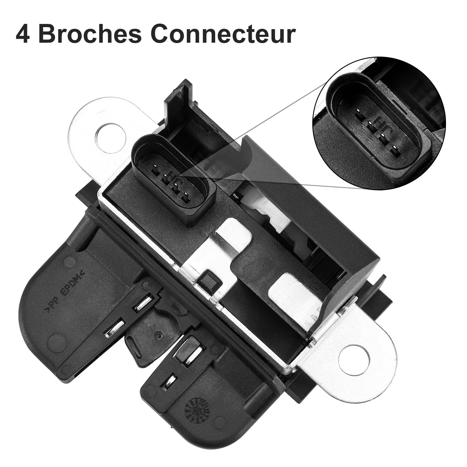 Serrure Hayon Coffre Compatible avec Golf 5 Golf 6 Golf 7 Passat B6 B7 Touran Tiguan Beetle, Loquet Hayon Voiture 5G6827505, 5G6827505 9B9, 5G68275059B9, 5G6827505A, 5G6827505B, 5M0827505E