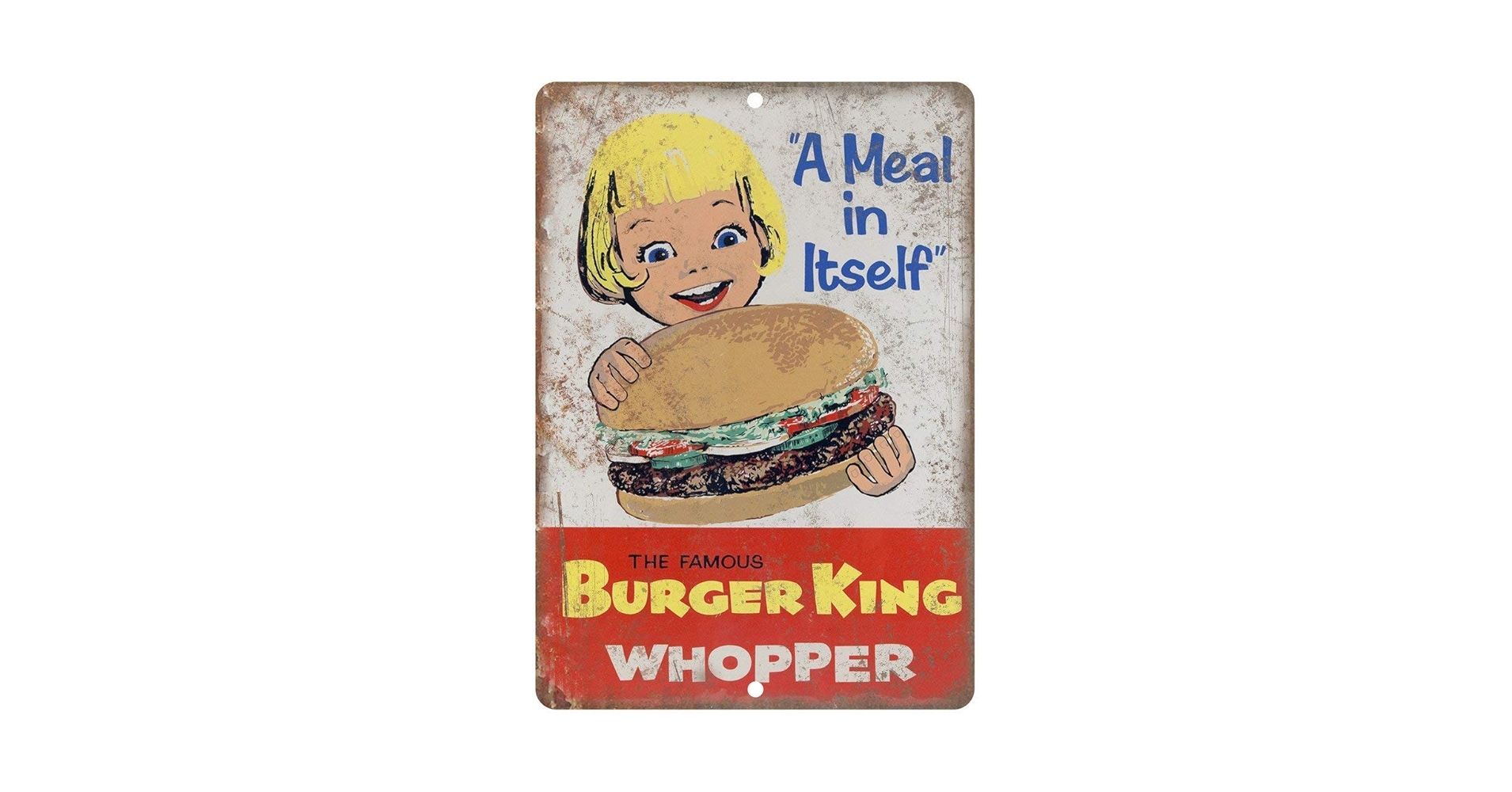 Amazon.co.jp: バーガーキングワッパーウォールメタルポスター