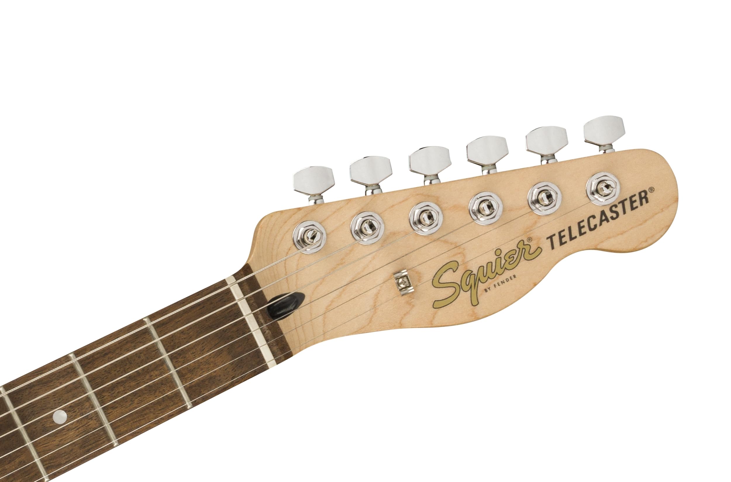 Squier by Fender Affinity Series Telecaster, E-Gitarre, Indisches Lorbeergriffbrett, Olympisch Weiß, Inklusive kostenloser virtueller Kurse auf Fender Play