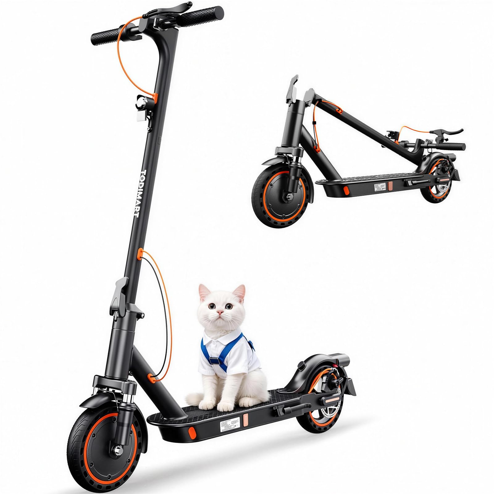 TODIMART E Roller mit Straßenzulassung T6, 35KM Reichweite