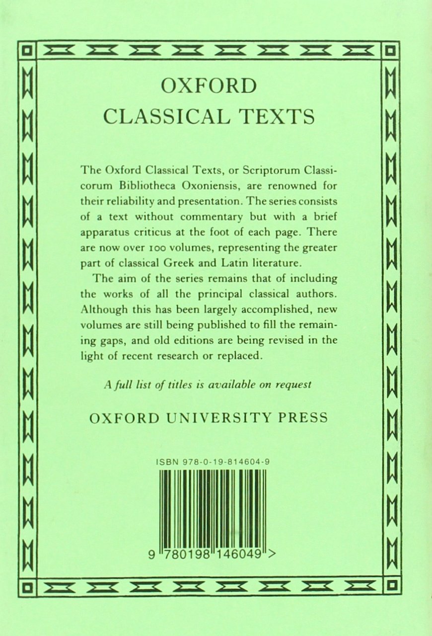 Carmina (Oxford Classical Texts)