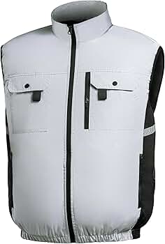 [Hon&Guan] ファン付きベスト 空調ベスト 4ファン　XL Amazon.co.jp: [Hon&Guan] ファン付きベスト (XL,グレー) : ファッション