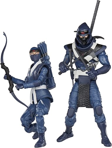 G.I. Joe Classified Series - Figura de acción de Ninjas con accesorios, paquete de 2 unidades de 6 pulgadas (exclusivo de Amazon)