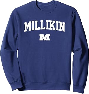 Millikin University Big Blue One Color Arch Logo Sweatshirt