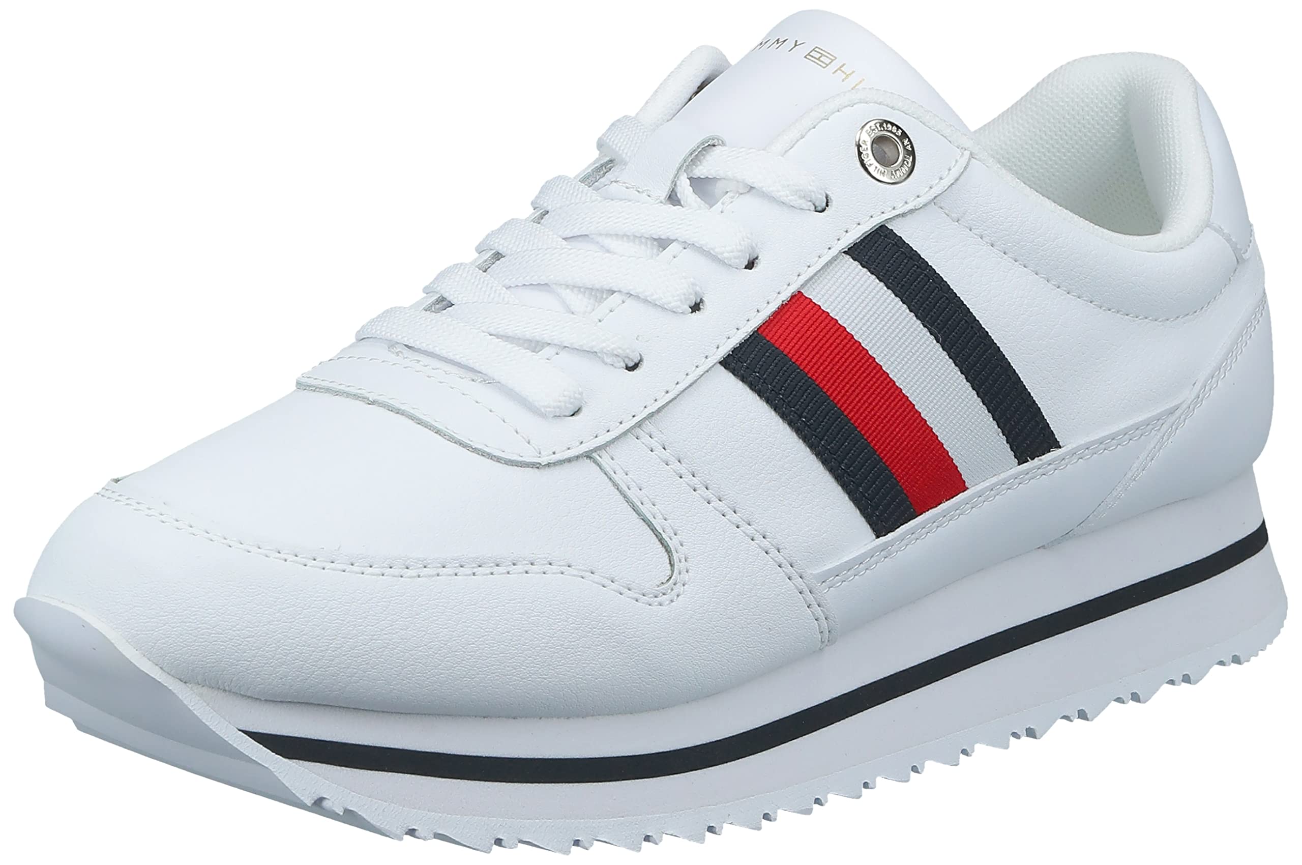 Tommy Hilfiger Corporate Lifestyle Runner Fw0fw06744, Zapatilla de Running Mujer