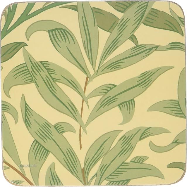 Portmeirion Home & Gifts Willow Bough Green Coasters S/6 (s), Multi-Coloured