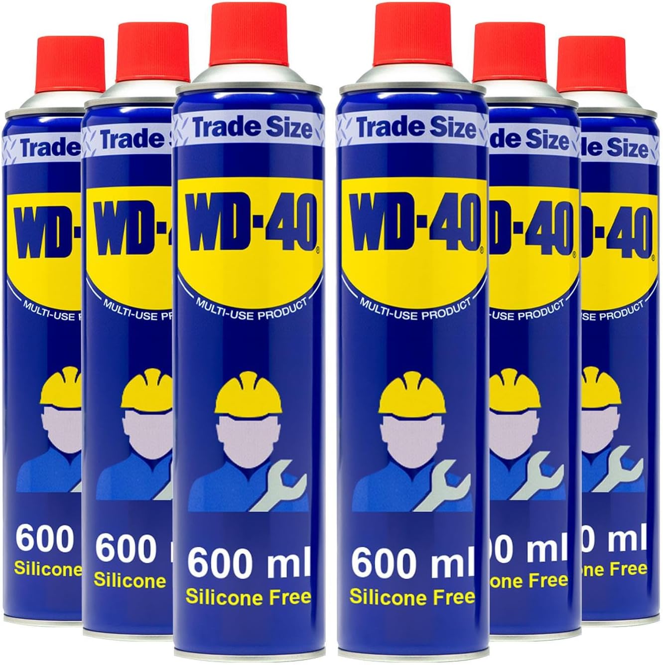 (6 Pack) WD-40 Multi-Use Maintenance Aerosol 600ml