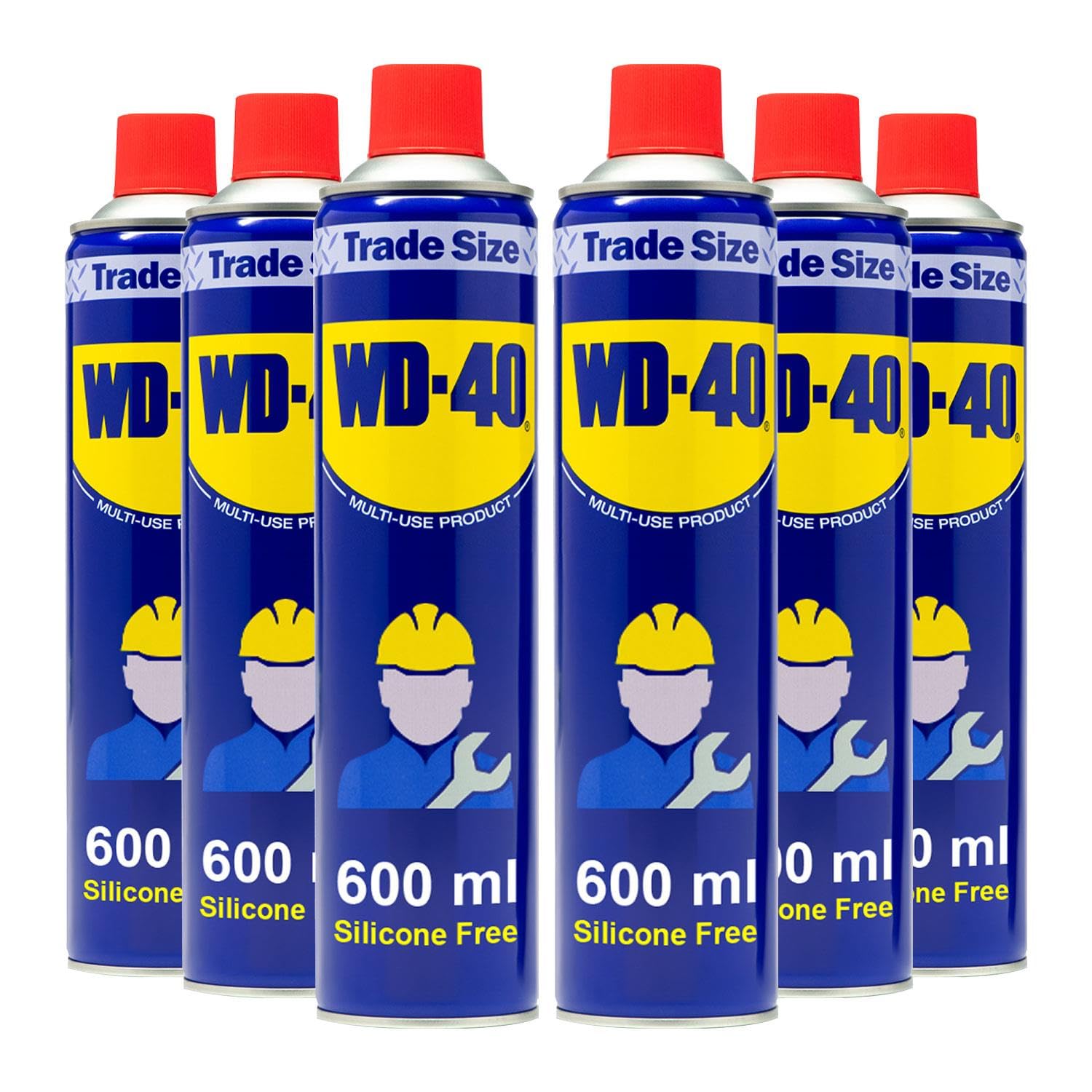 (6 Pack) WD-40 Multi-Use Maintenance Aerosol 600ml
