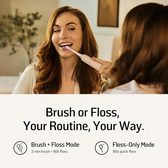 Soocas NEOS II Ultra Electric Toothbrush with Water Flosser, Champagne Gold