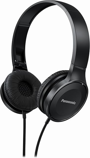 Panasonic RP-HF100E Słuchawki Nauszne Czarny