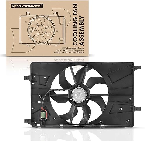 Miniatura 8 de A-Premium Conjunto de ventilador de refrigeración del radiador del motor compatible con modelos seleccionados Chevrolet y Buick - Cruze 2011-2016,