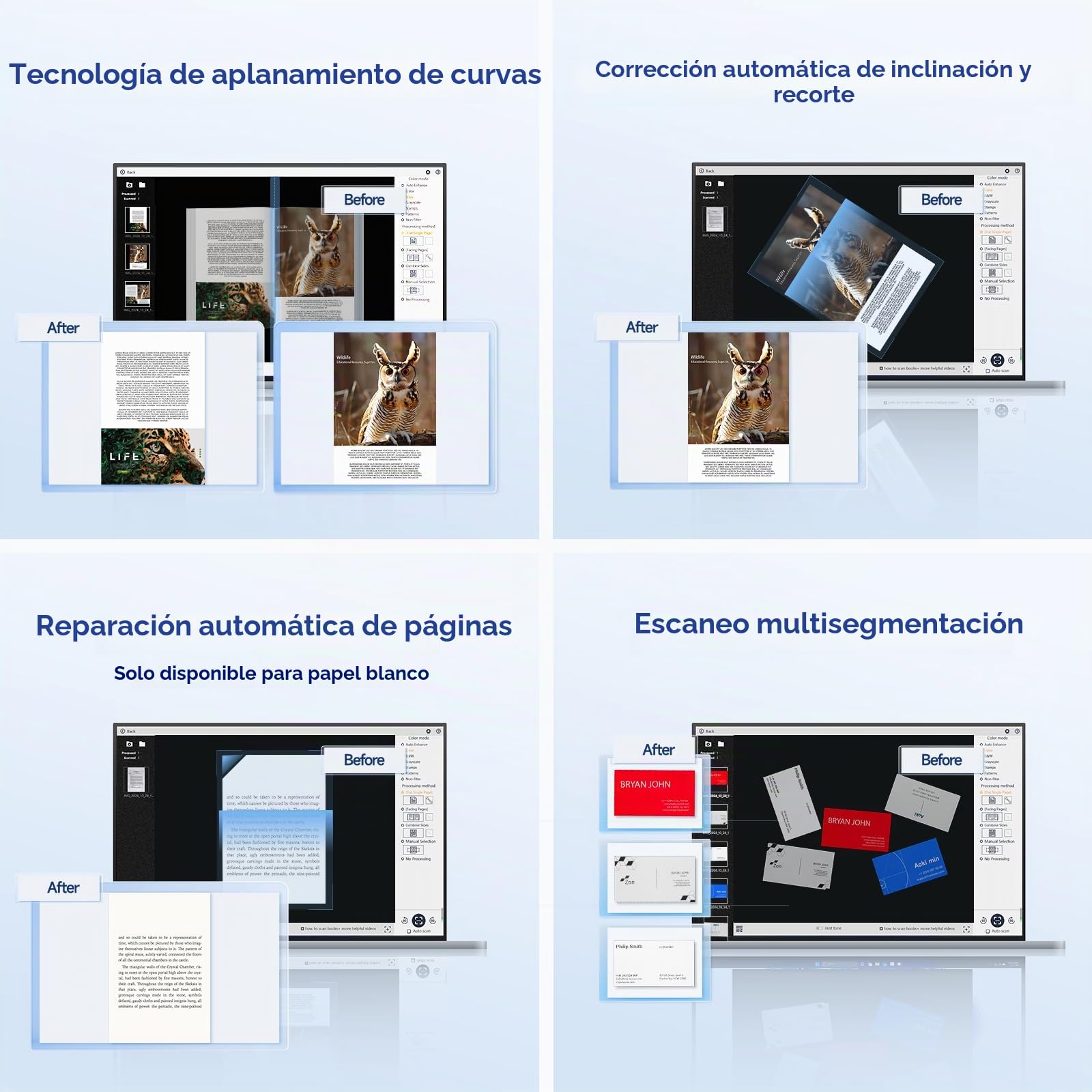 CZUR Shine Ultra Escáner de Libros 13 MP OCR Portátil A4/A3 Alta Velocidad