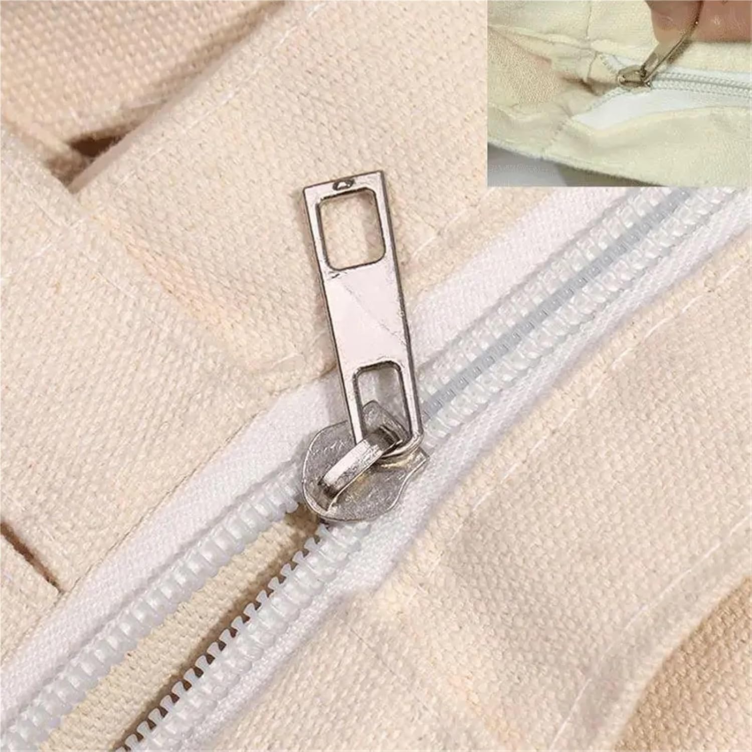 Zipper Replacement 16pcs Zipper Repair Kit Easy Fix Universal Replacement for Luggage Bags and Jackets(1473604)