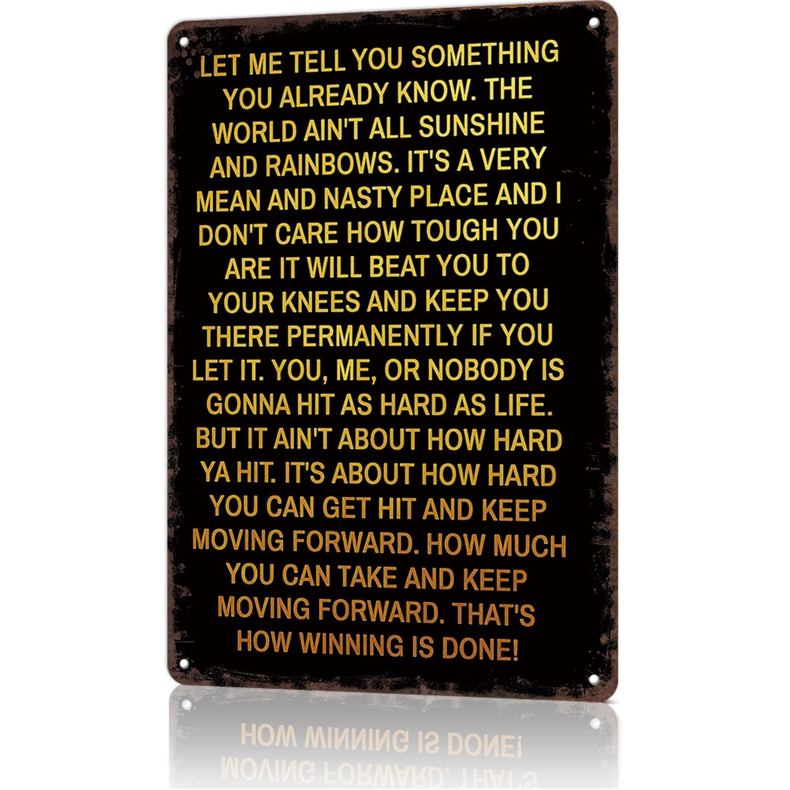 Cowboy Style Restroom Sign 8x12 Inch, Retro Aluminum Decor For Family Bathroom Space
