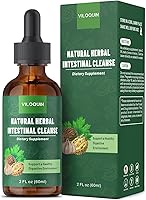Viloquin Gut Cleanse Detox Liquid Tincture - Natural Oregano, Wormwood, Black Walnut, Clove & Garlic for Intestinal Support, 2 fl oz