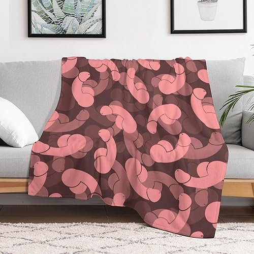 Miniatura 3 de Manta de franela con estampado suave para el pene, manta para sofá cama, para mujeres y hombres, regalo