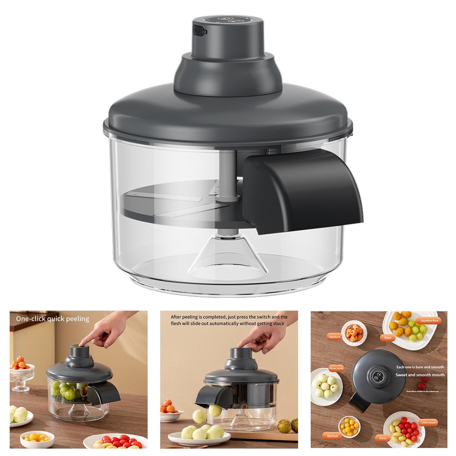 Éplucheur automatique de fruits et légumes avec technologie intelligente pour des tâches de cuisine sans effort dans les ménages