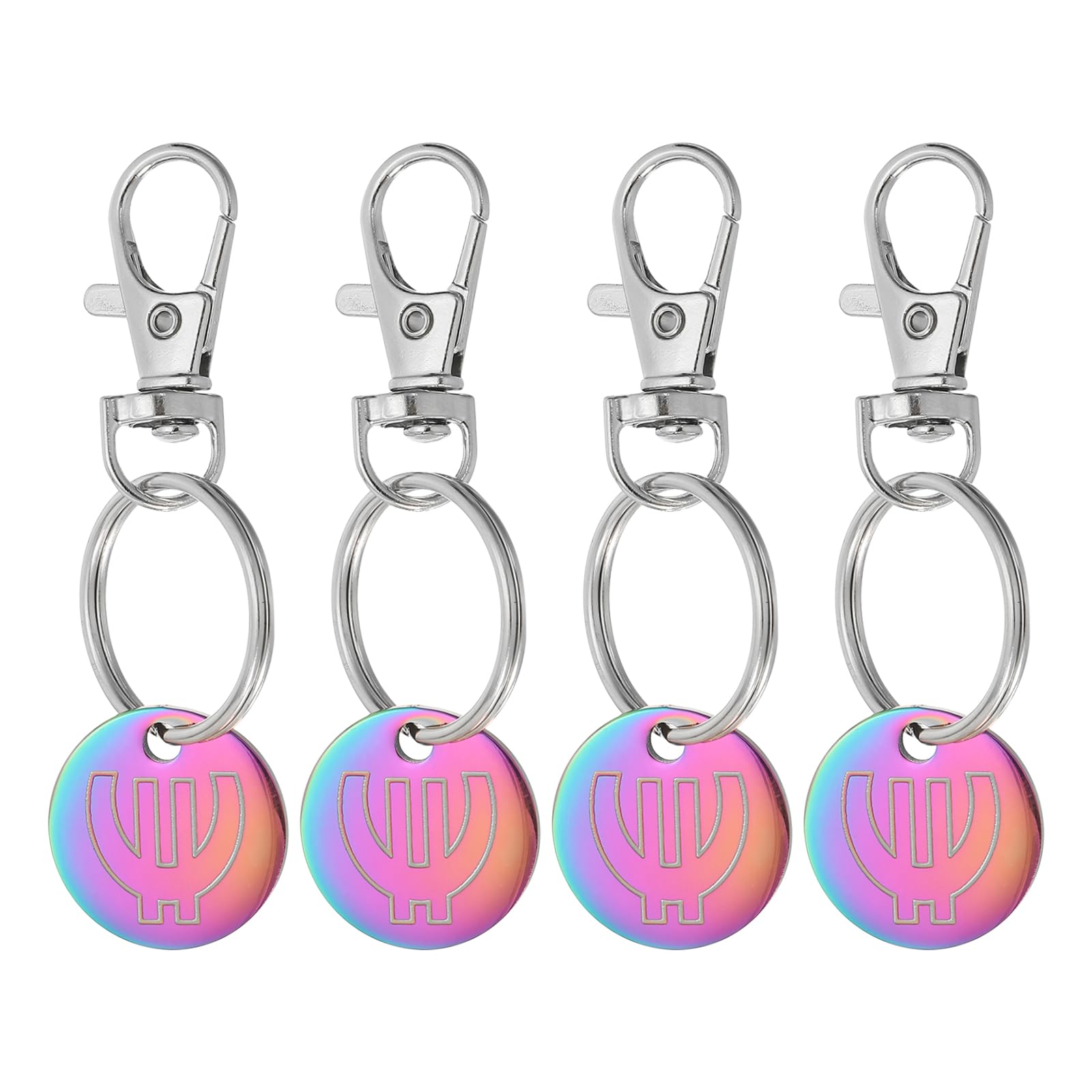 PATIKIL Shopping Trolley Token Key Ring