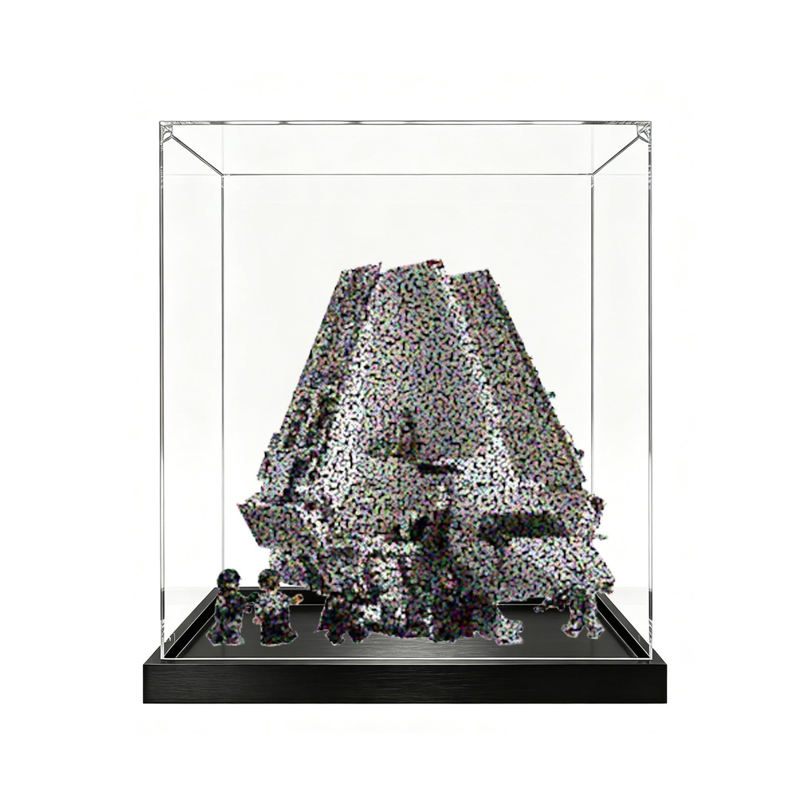Dustproof Clear Acrylic Display Case for Lego 75459 Spaceship,Box Only (3mm)
