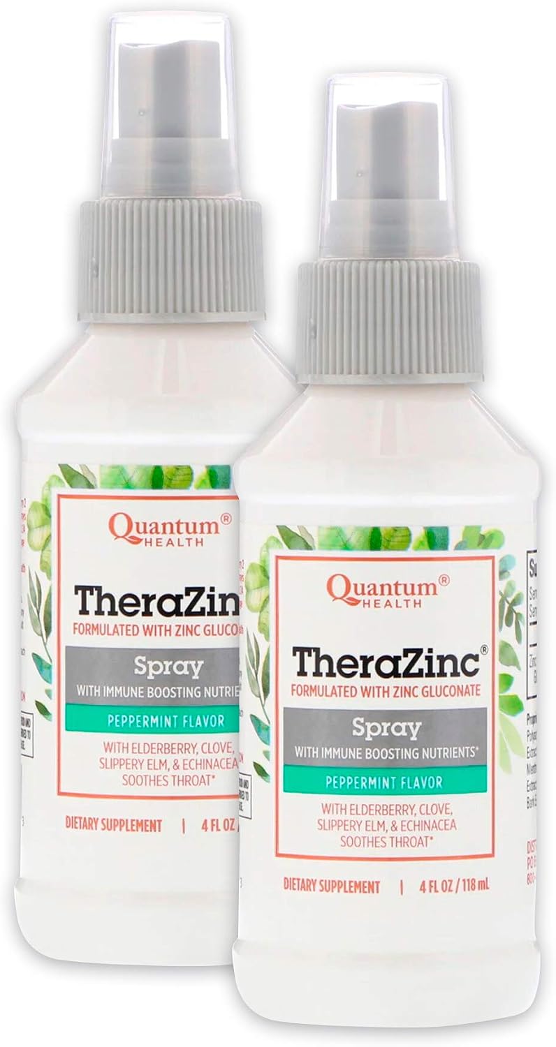 Quantum Health, TheraZinc Spray, 4 Ounce (Pack of 2)
