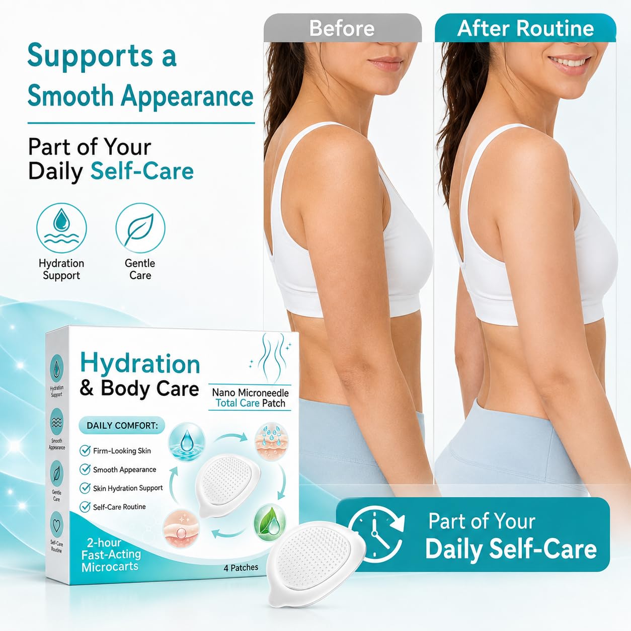 Body Care Patch Set, Micro Point Texture，3PACK-QZLX
