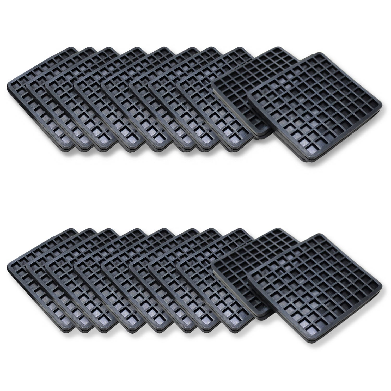 ALP Anti Vibration EPDM Rubber Square EPDM Rubber Pads for Furniture, Sofas, Waching Machine, Long Lasting Pad and Noise Cancellation (Square Rubber Pads-20) (B0C7GY6T3Z) Amazon Price History, Amazon Price Tracker