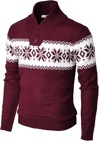 H2H Mens Casual Slim Fit Pullover Sweatshirts Knitted Shirts Napping Inside