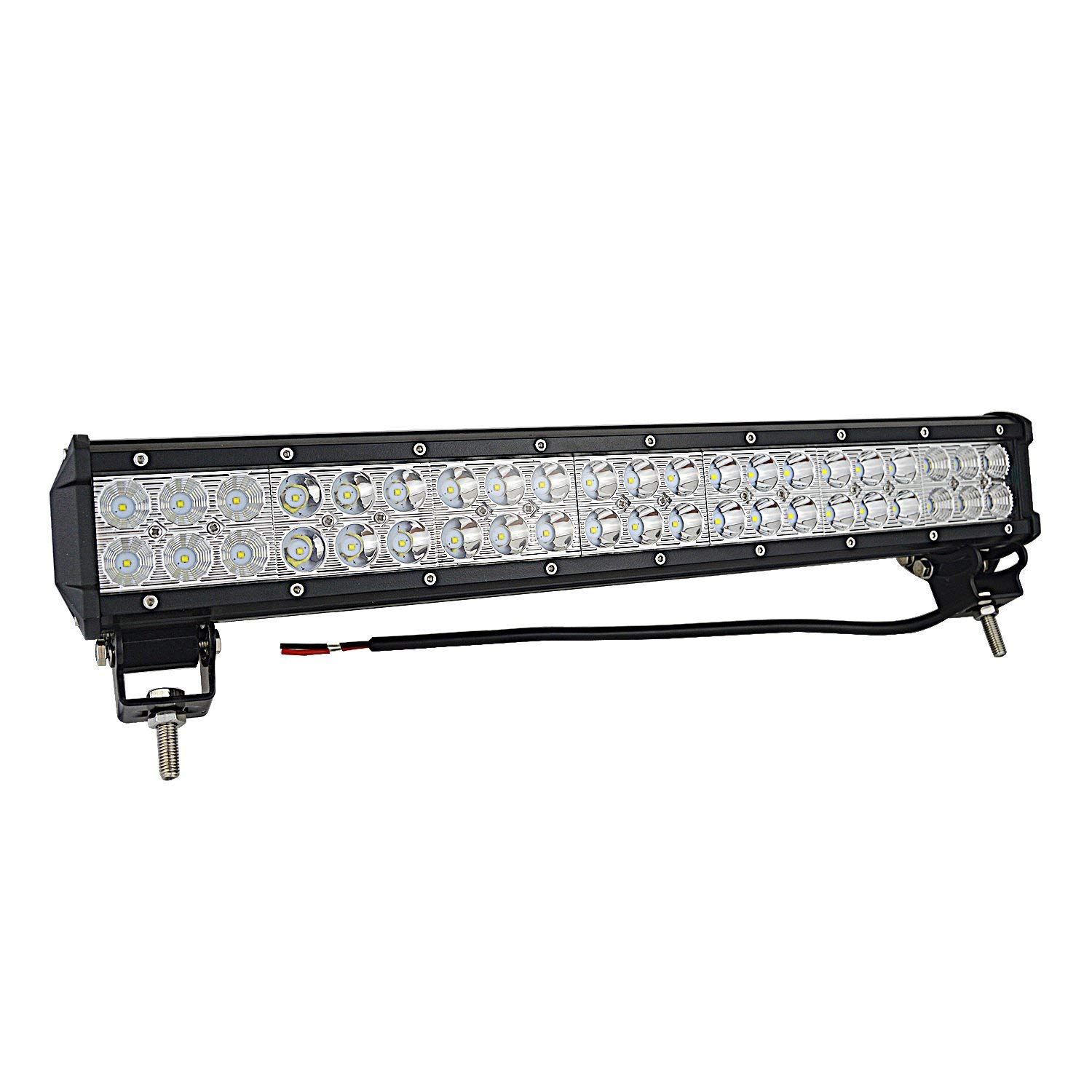 Willpower20 Inch 126W LED Light Bar Flood Spot Combo Beam Off Road Driving Lights Waterproof Fog Work Lights for 4X4 Trucks Boat Car SUV ATV 12V 24V