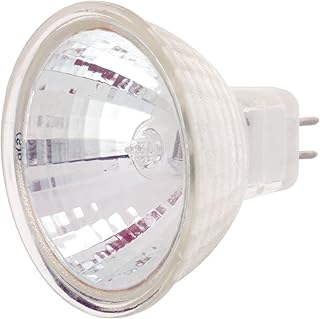 Satco S1989 Bi Pin GZ4 Base Light Bulb, 35 Watts, 24 Volts, 315 Lumens, MR11 Shape, GZ4 ANSI Base, C-6 Filament, 2900 CCT (Kelvin), Warm White Temperature, 24 Beam Spread, CRI 100, Clear Finish