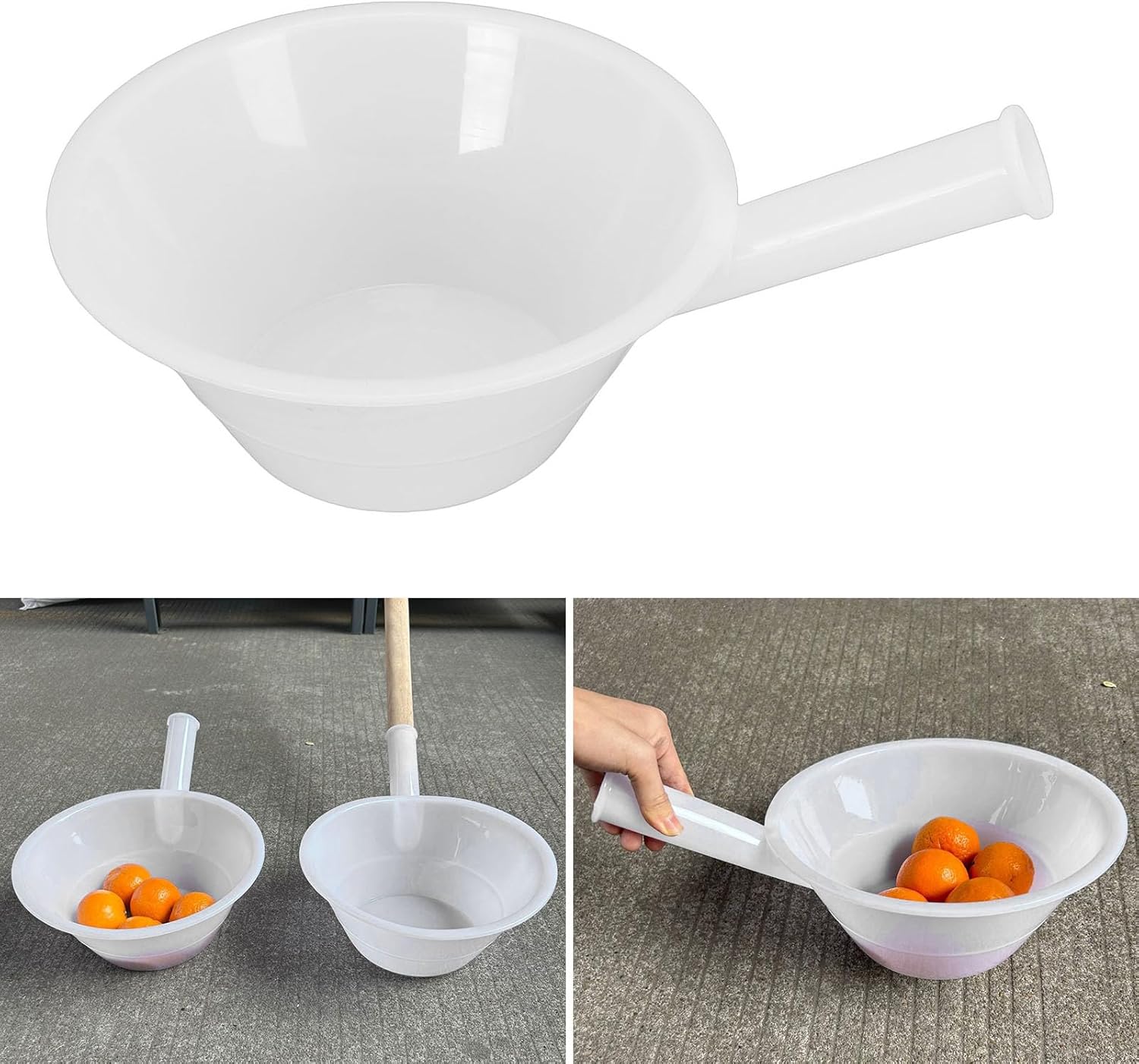 BAFOVY Portable Water Ladle, Large Capacity Water Scoop with Extendable Handle for Kitchen Bathroom Garden Farm Pet Watering