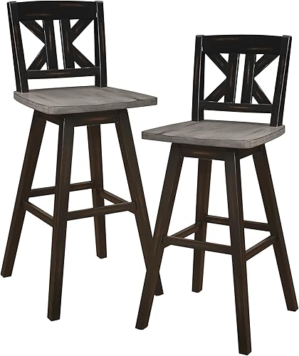 Miniatura 11 de Homelegance - Bancos Gris envejecido/blanco,Negro -,https://www.amazon.com/dp/undefined