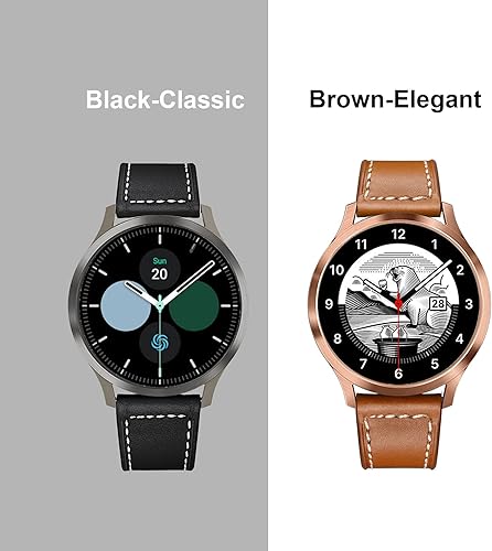 Miniatura 3 de Yeejok Compatible con Amazfit GTR 4 Bandas, GTR 33 Pro, bandas de silicona y cuero de 0.866 in para GTR 4 Pro Limited Edition, GTR 4 1.850 in, GTR