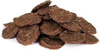 PAWUP Beef Lung Jerky Dog Treats, 2.2 LB Bulk Value Pack, Made in USA, High Protein Dog Snacks, No Artificial Preservatives