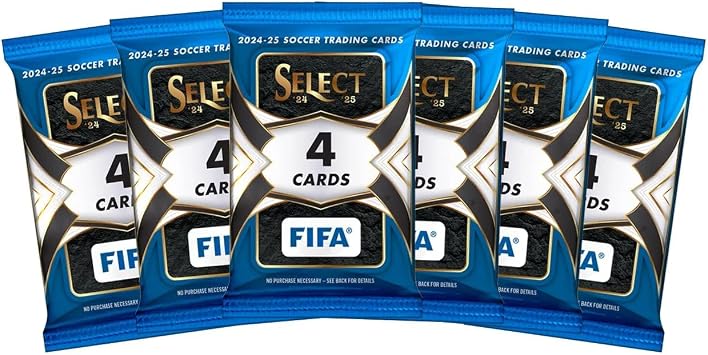 2024 2025 Panini Select FIFA Soccer Flagship Collection Trading Card Box (6 Exclusive Pandora Parallels)