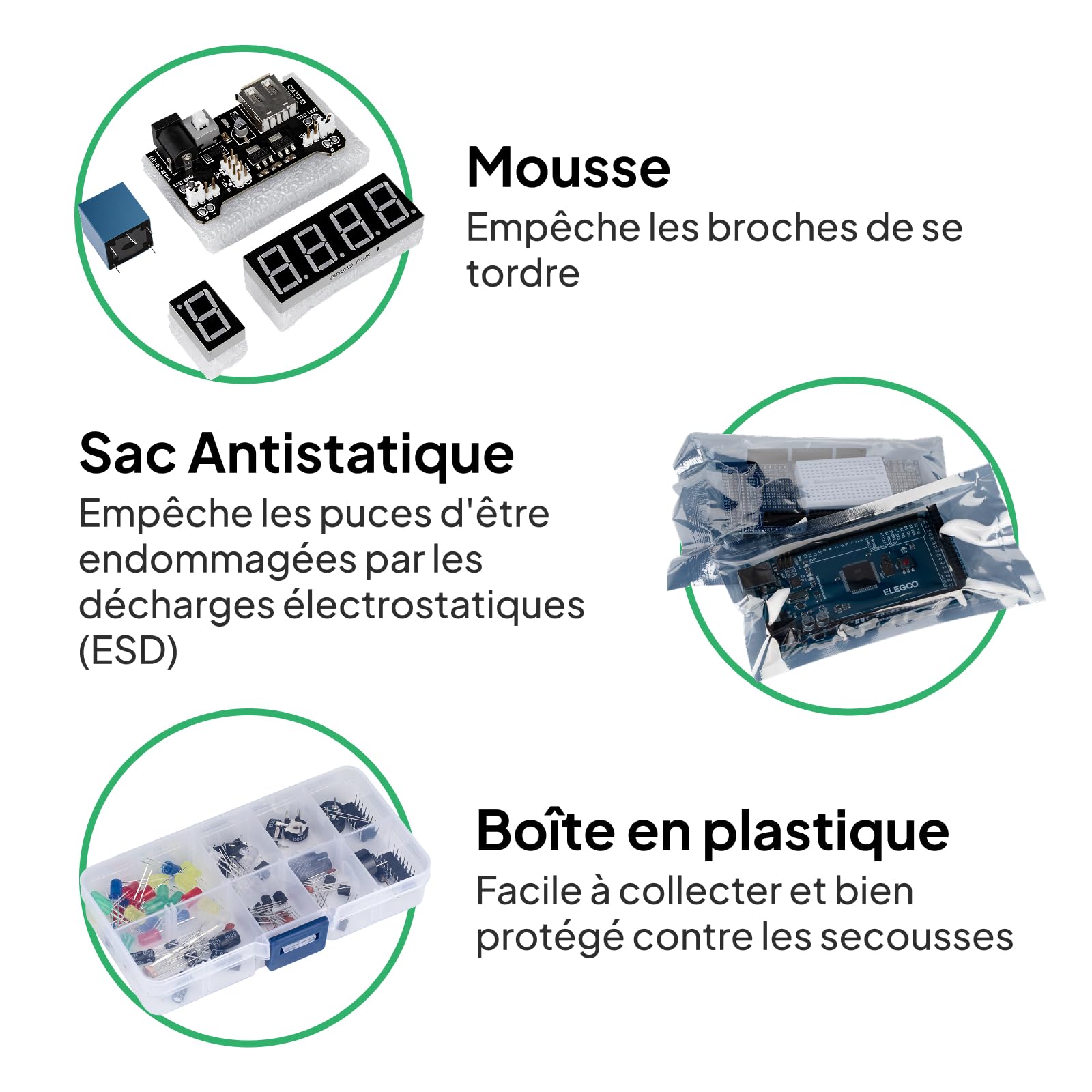 ELEGOO Mega R3 Kit de Démarrage Ultime Le Plus Complet