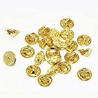 Vista 3 de Insignia de embrague de latón embragues embragues de repuesto (oro, 50 piezas)