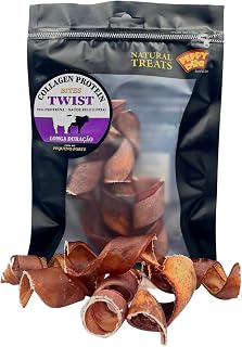 Petisco Natural Para Cães Bites Twist com 6un Mordedor Peppy Dog