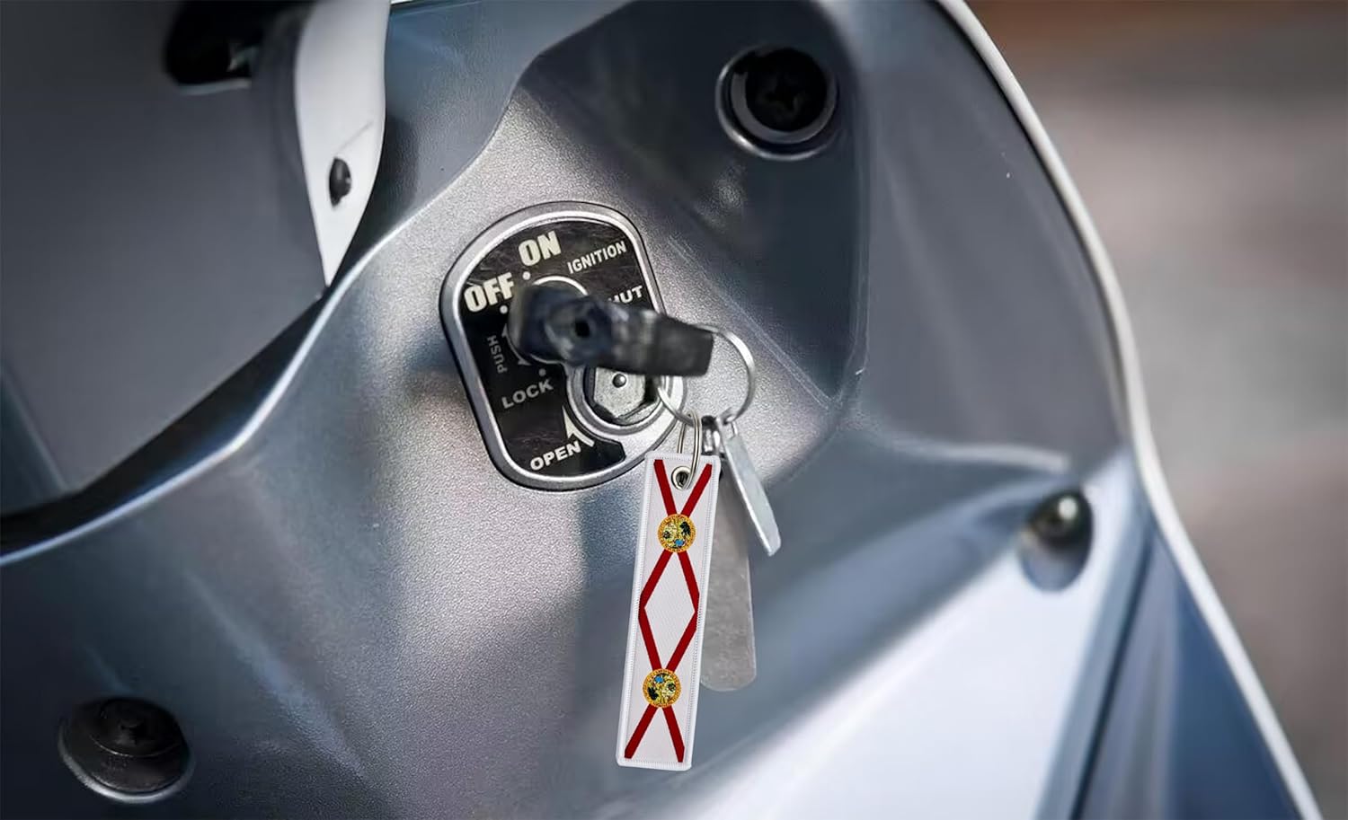 3 Pcs Florida State Flag Keychain,Woven label Key Chains for Car Keys,Fabric Key Chains Men and Women,Used for Various Decorations. - Image 5