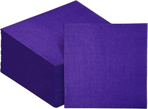 Miniatura 9 de Surprisist Servilletas de cóctel verdes, 6 colores, 5 x 5 pulgadas, desechables, para cócteles, bodas, cenas, postres de cumpleaños, vino,