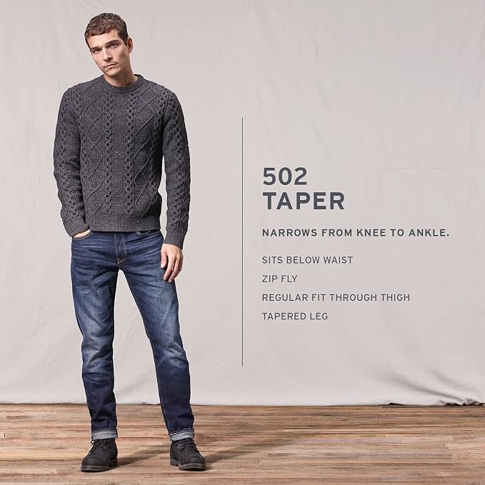 Levi's Men's 502 Regular Taper Fit Jean : Amazon.co.uk: Clothing