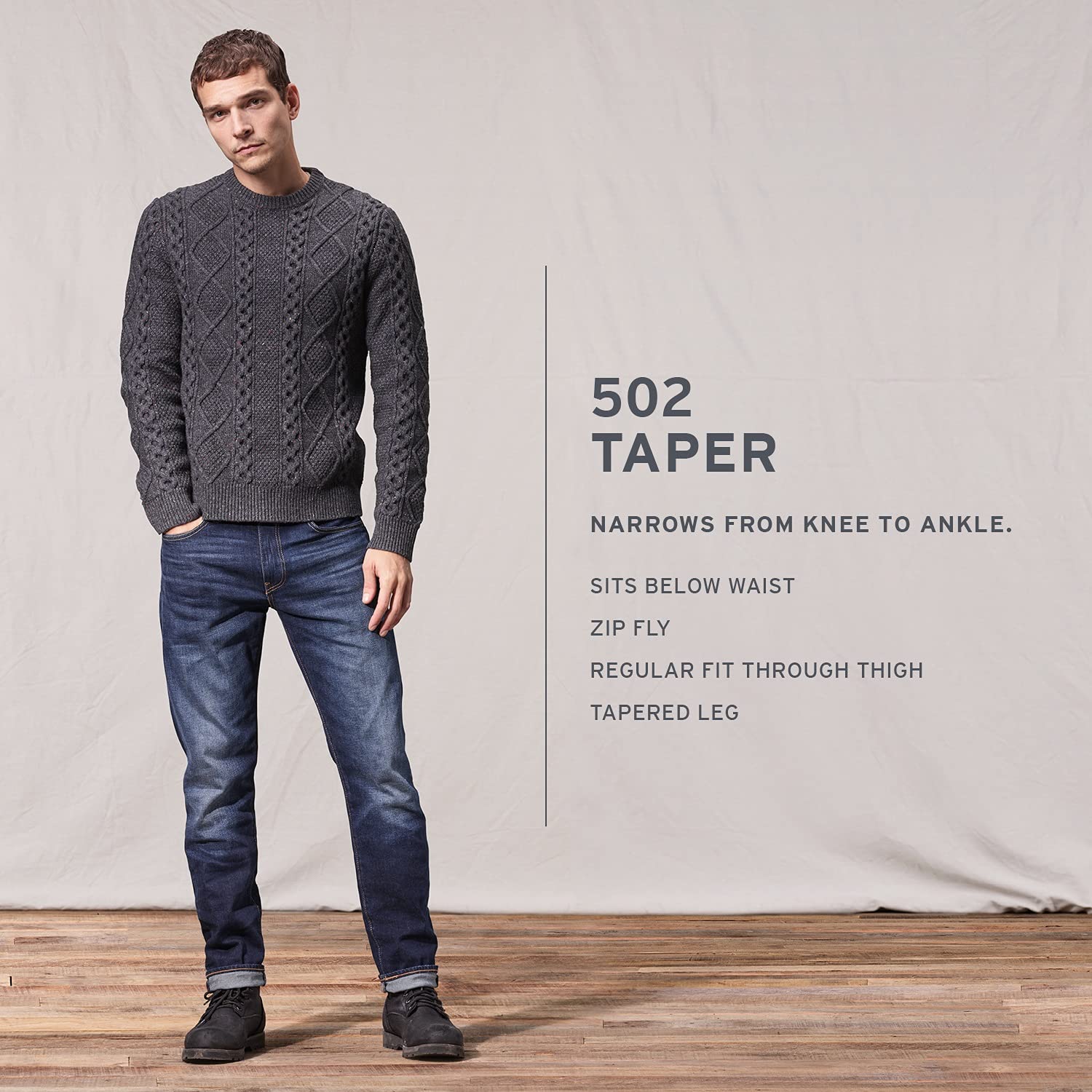 Levi's 502 Taper Vaqueros Hombre — view 376
