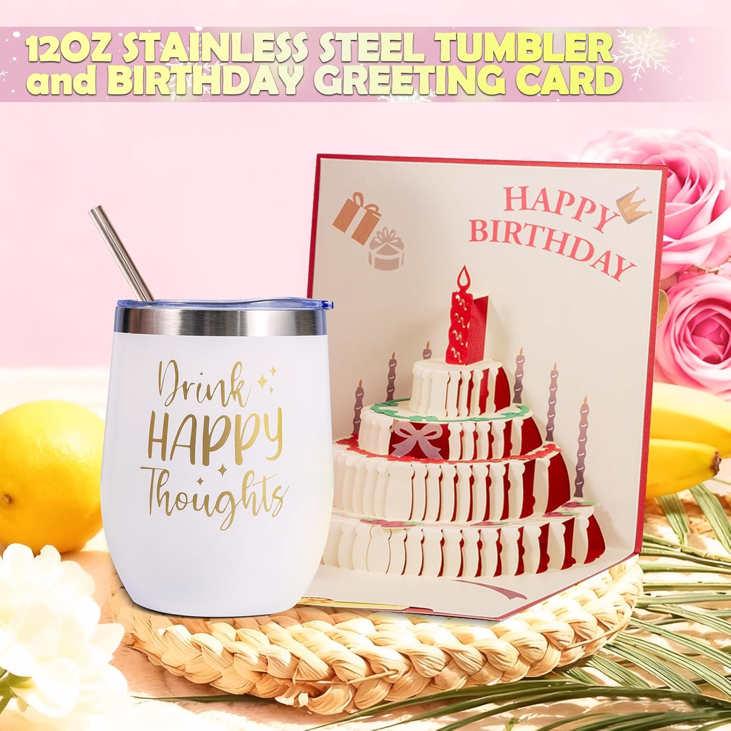 Happy Birthday Gifts for Women Friendship Self Care Gift for Women Birthday Christmas Gift Baskets for Womens Spa Gifts for Mom Wife Girlfriend Sister Grandma, Thank You, Get Well, Self Care Package - Image 9