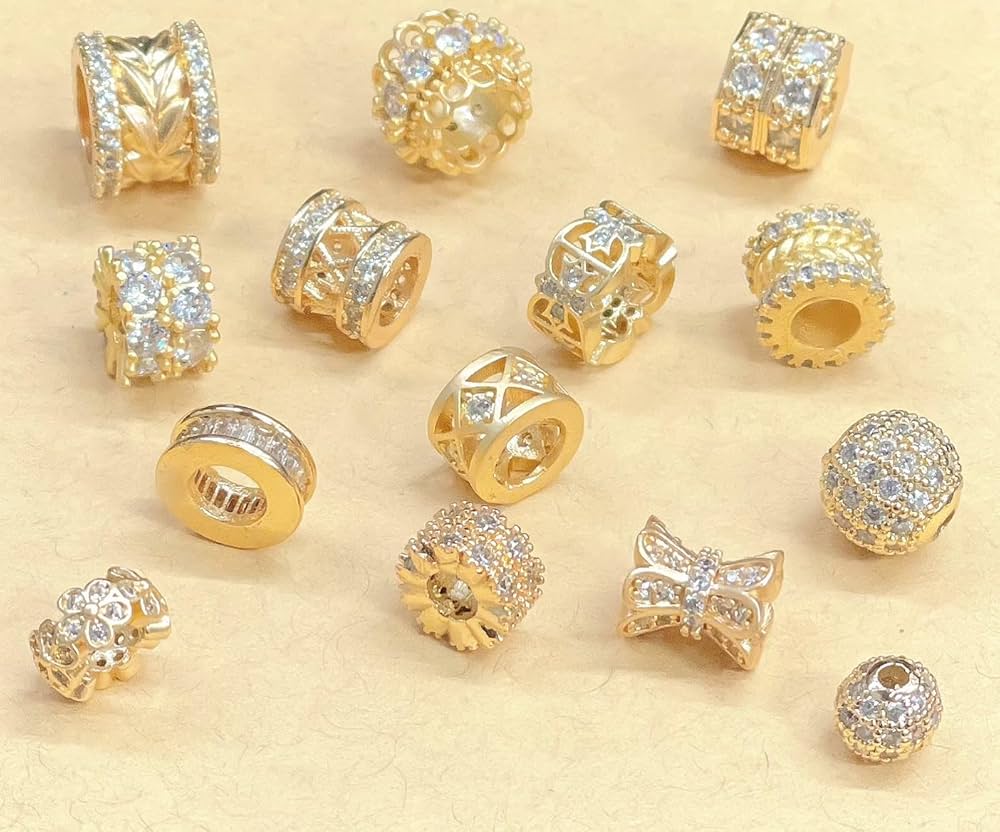 14kgf 6mmゴールド色スペーサーパーツパーツ100個　5セット 14kgf 6mmゴールド色スペーサーパーツパーツ100個 5セット 14KGF